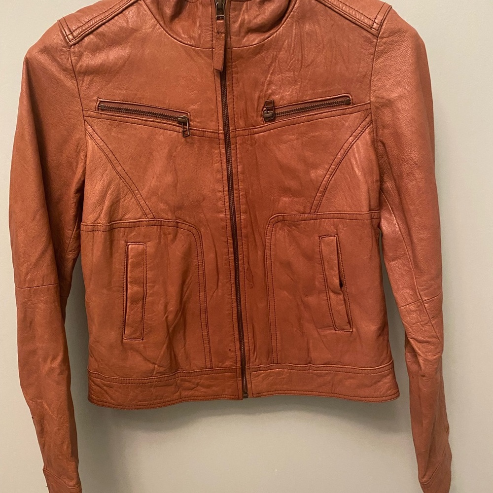 Just jeans leather jacket